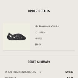 Adidas Yeezy Foam Runners Onyx 