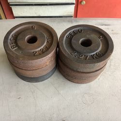 60 Lbs Of Standard Weights 