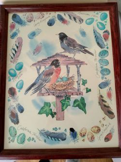 Mary Woodin Lithograph 1995 Framed