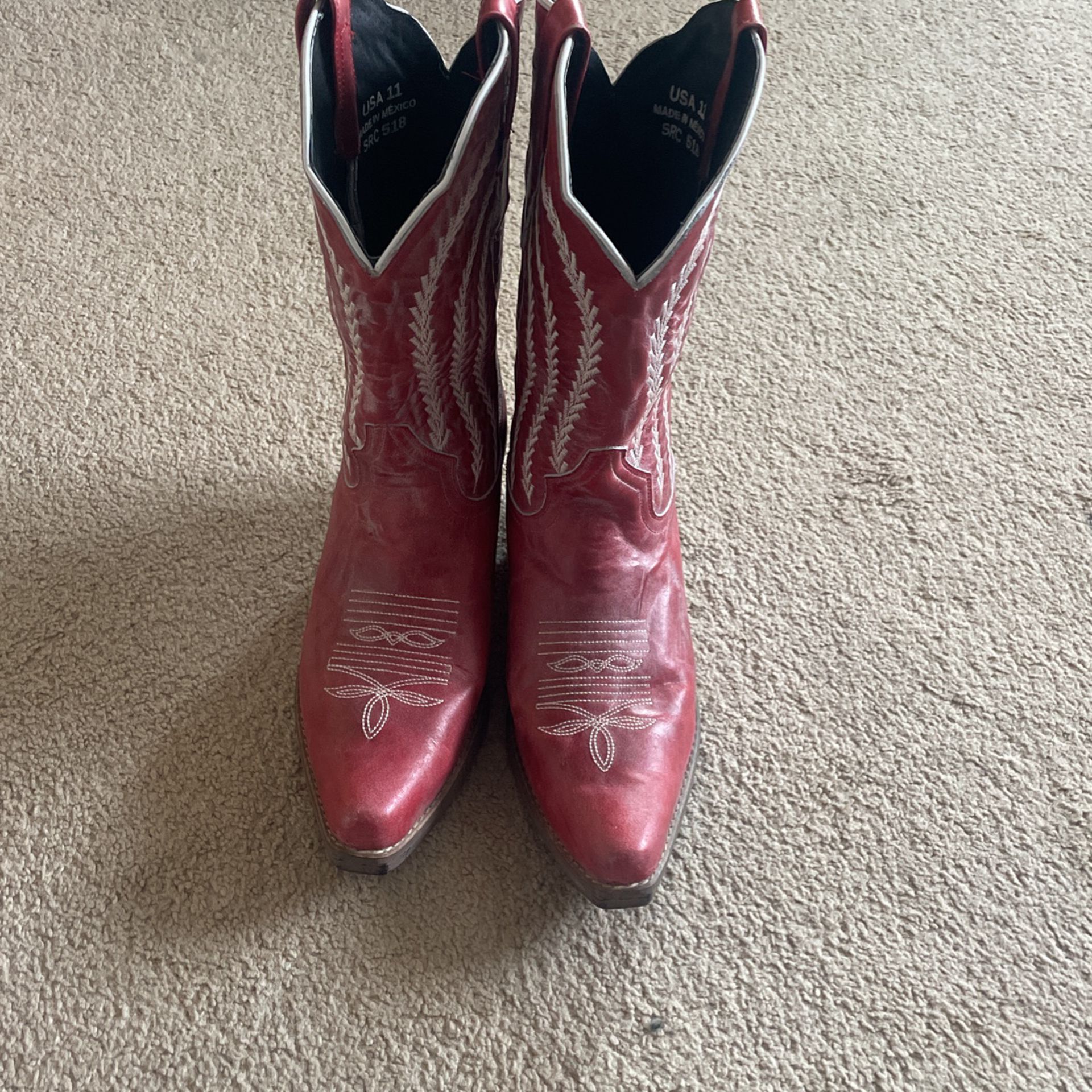 Red Women’s Cowboy Boots 