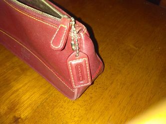 Coach authentic make up bag