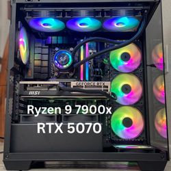 CHRISTMAS DEALS!! High End Gaming PC | Ryzen 9 7900X + RTX 5070 + 32GB DDR5 + 2TB NVMe | 360+ FPS on Fortnite 