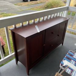 Wood Credenza 