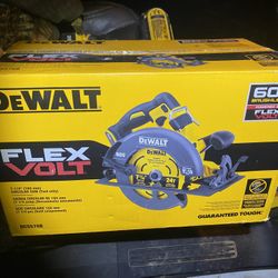 Brand New DeWalt 20V|60V Max 7¼" Circular Saw + 60V 9Ah Battery & Fast Charger