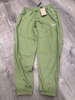 Nike Challenger Dri-Fit Woven Running Pants Joggers Mens Size S DD5003-334 Green