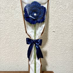 Crochet Rose For Father’s Day 
