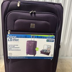 Protege, Arendale Soft Side 28” Expandable Checked Luggage, Purple