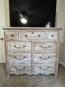 Dresser and nightstands