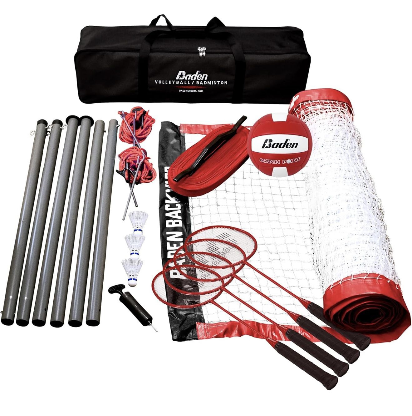 Volleyball/Badminton Combo Set