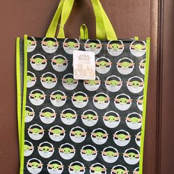 Star Wars The Mandalorian Reusable Tote Bag .