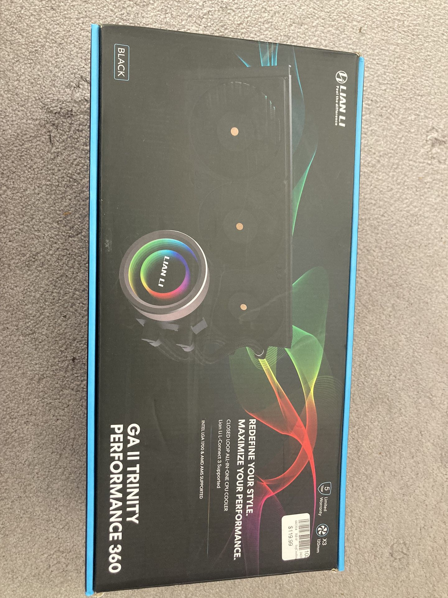 Lian li Galanhad II Trinity Performance 360mm Liquid Cooler