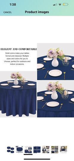 Navy Blue Wedding Decor And Gold Chair Bows
