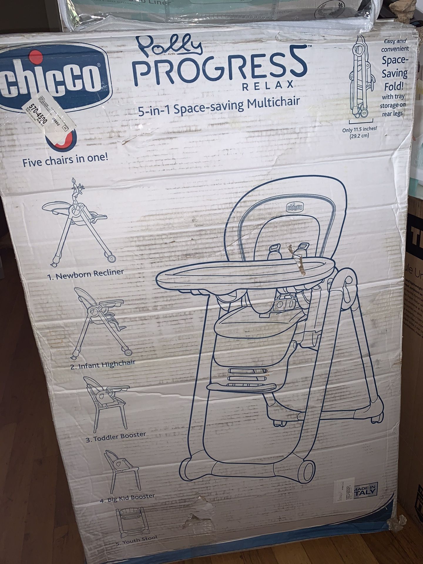 Polly Progress 5-in-1 Highchair - Minerale