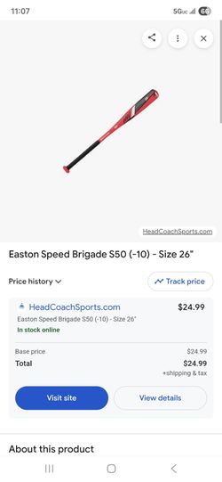 Easton speed brigade youth baseball bat