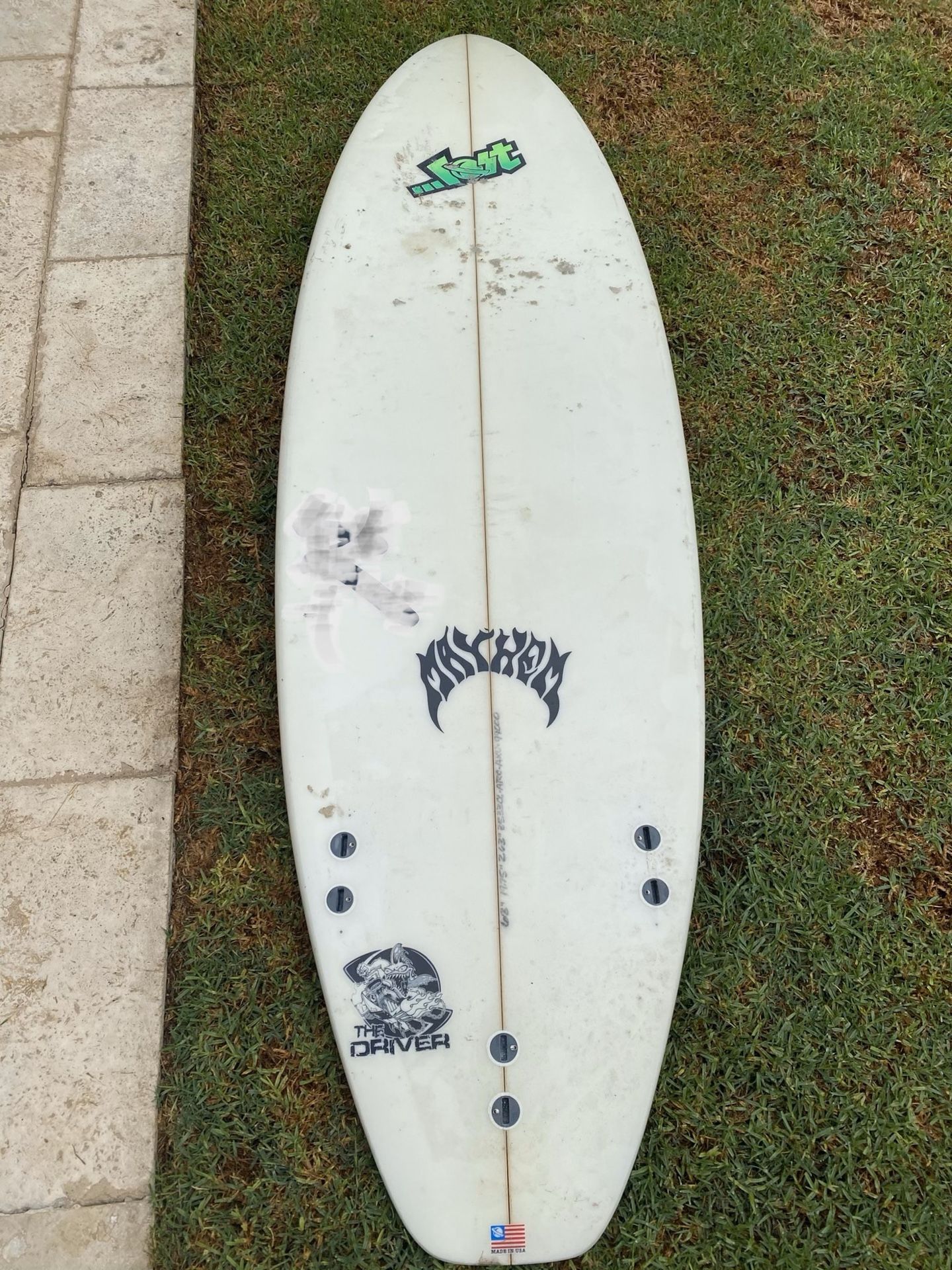 Lost Surfboard (6’ 3” Mayhem-The Driver)