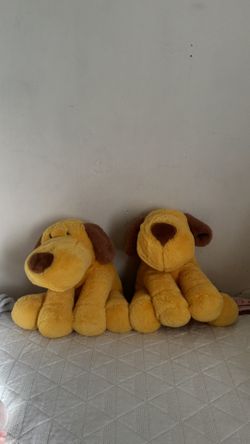 2 Small Stuffed Animal Dogs