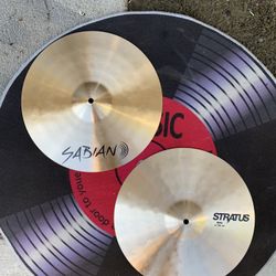 Sabian Stratus Series 14” Hi Hat Drum Cymbals BRAND NEW Retails for $359