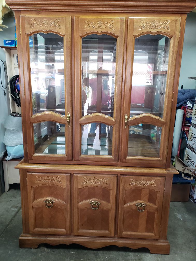 China cabinet in good condition.