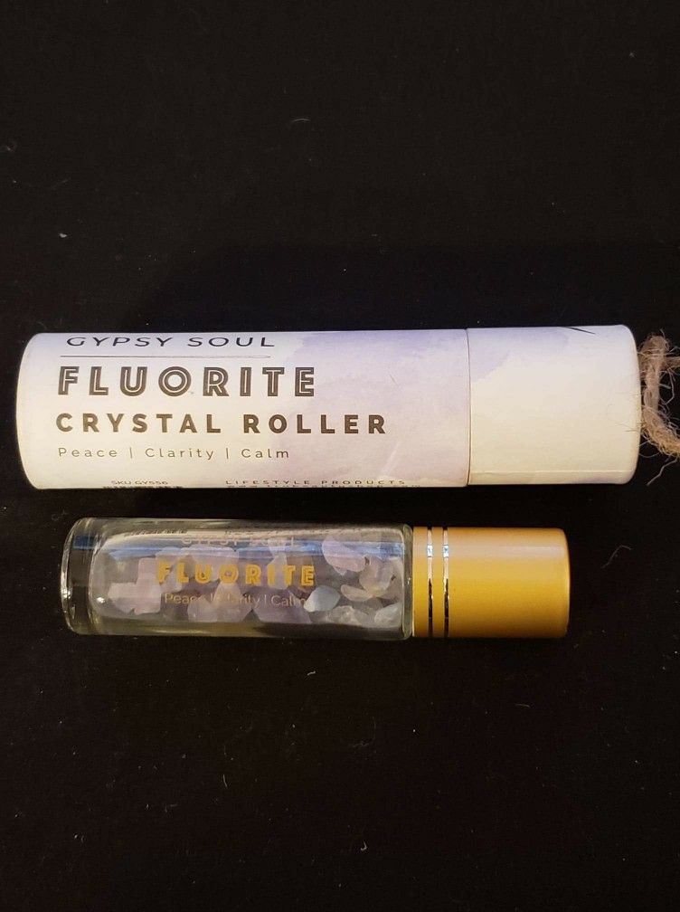 GYPSY SOUL FLOURITE CRYSTAL ROLLER