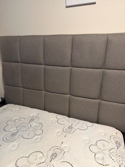 Queen Bed, Mattress  – Good Condition