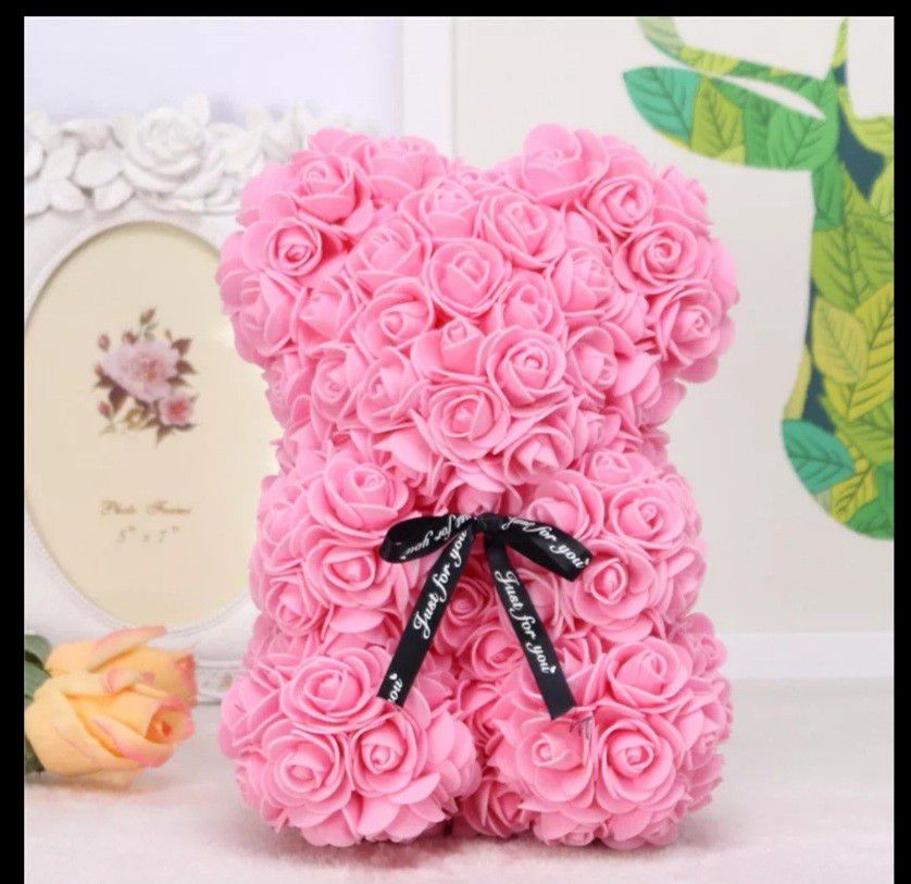 Teddy Rose Bear Pink 