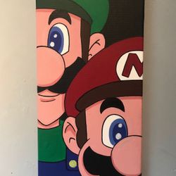 10x20 Mario X Luigi Painting