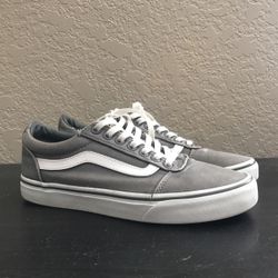 Vans Size 7 Mens 8.5 Women Grey