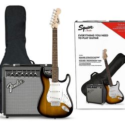 Fender Squier Strat Bundle (Pickup ASAP)