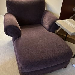 Purple Chaise chair 