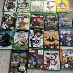 Video Games (Xbox, Gamecube, Xbox One)