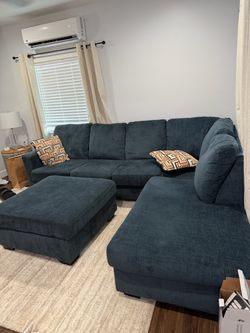 Sectional Sofa with Ottoman
