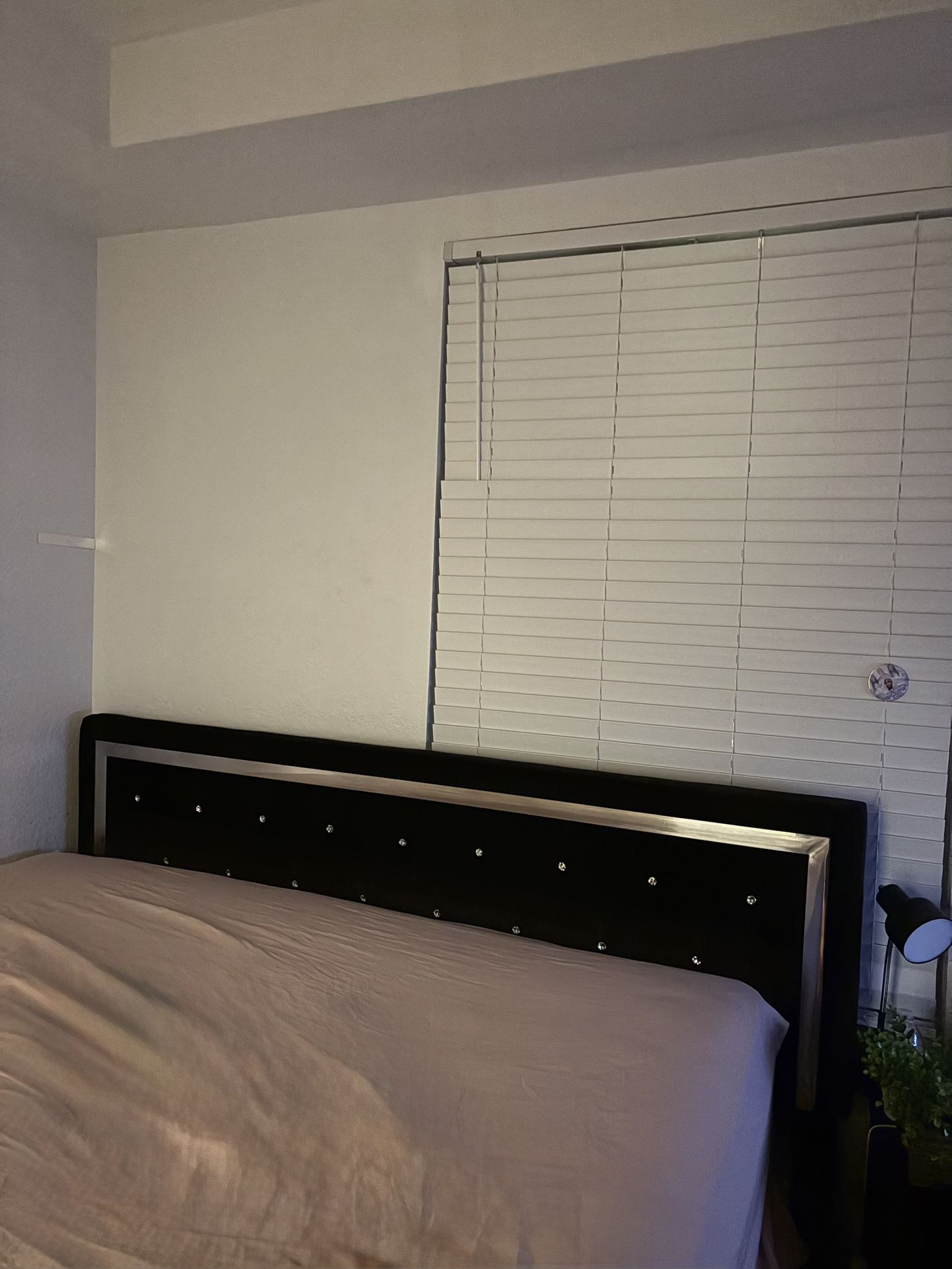 Headboard, Nightstand, Mirror