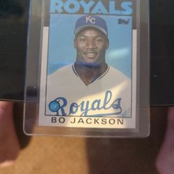 1986 Tops Traded Bo Jackson Rookie Card