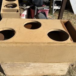 Mdf Box For 3 10”