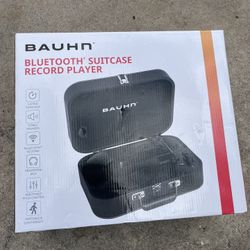 Bauhn Bluetooth Suitcase Record Player 