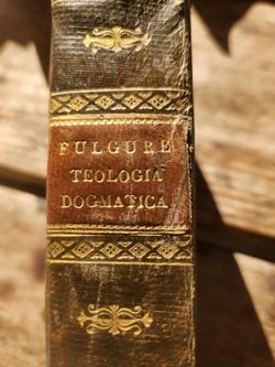 Teologia dogmatica 1828 book latin antique