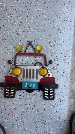 Jeep Metal Art Hanging DecorationHand Made