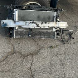 2013-2015 Audi C7 A7 S7 RS7 OEM Complete Core Support Clip Radiator Fans Support