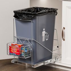 Pull Out Trash Can Rack