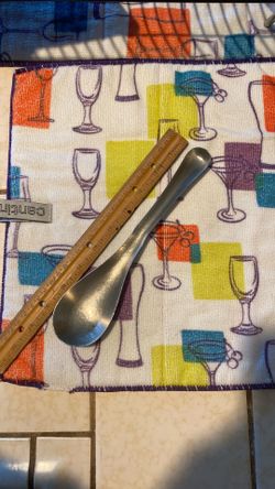 Vintage Gorham Pewter Spoon Metalware Kitchen 9 1/2" Hammered Spoonrest
