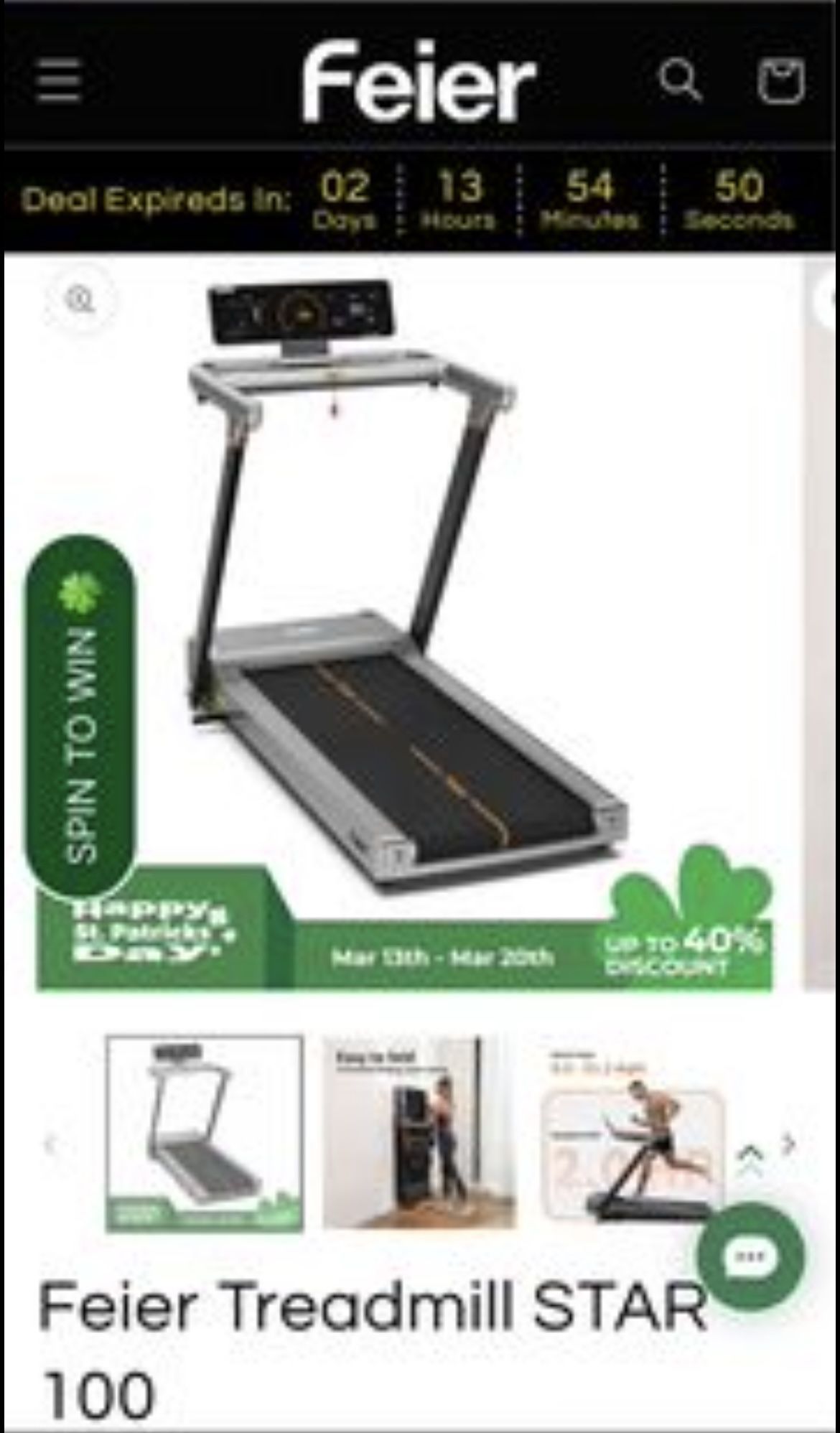 Frier Foldable Treadmill!! 