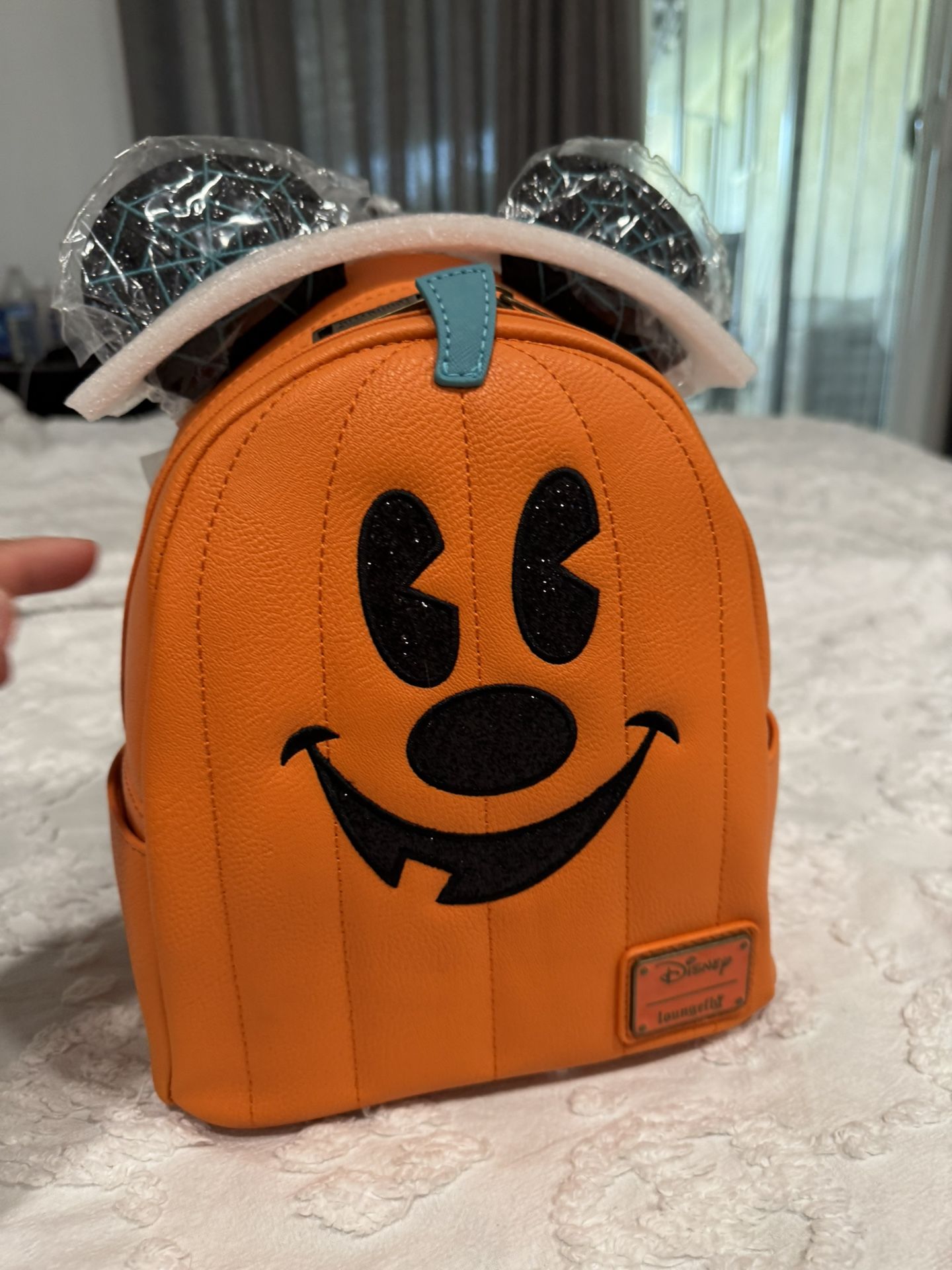 Pumpkin Mickey Loungefly Mini Backpack