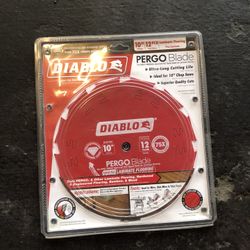 DIABLO 10in. x 12-Teeth PergoBlade Saw Blade for Laminate and Wood Flooring