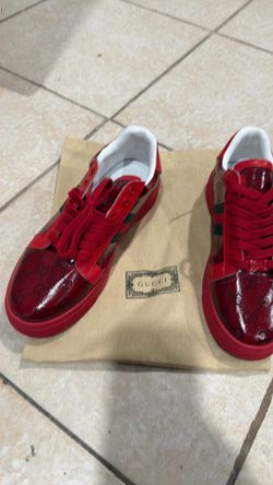 Gucci shoes dark red