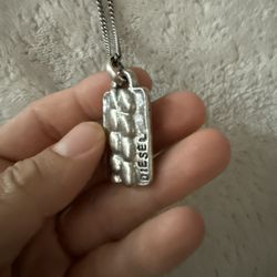 Diesel Men’s Vintage Pendant And Rings 