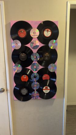 Abstract Vinyl Record Wall Art