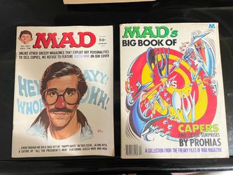 Two Vintage MAD Magazines