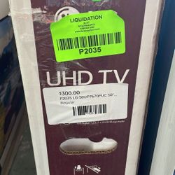 LG 50UPPUC 50 Class 4K UHD Smart TV 6R5J