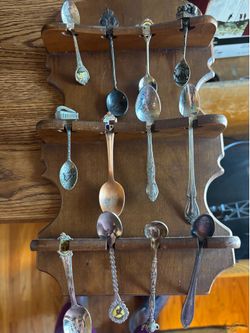 Antique Spoon Collection & Showcase