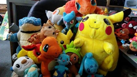 Pokemon plush starting at $5 most
